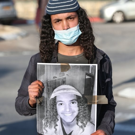 הפגנות המחאה בעקבות מותו של הנער אהוביה סנדק - צילום ארכיון