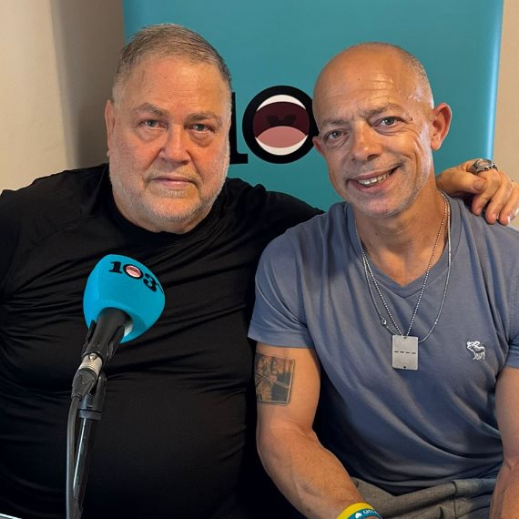 יהודה פוליקר ביחד עם רז שכניק